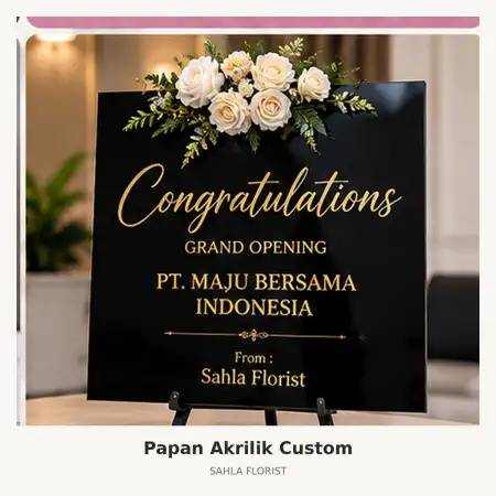 Papan Bunga Akrilik Rs Mayapada Kuningan